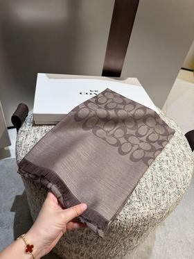 秋冬特惠💰320 蔻驰经典款围巾/大披肩