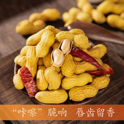 禾下土零食 川香花生210gx2袋 精选东北小珍珠花生，颗粒饱满圆润，皮薄肉厚，天然香脆 商品图3