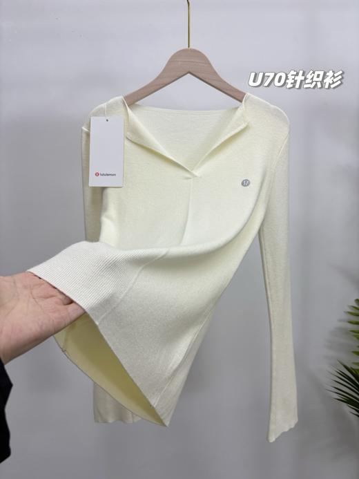 一包2件，lulu2025新款秋冬设计感V领羊绒针织衫！ 商品图6