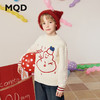 【MQD】男童冬中大童学院风卡通休闲百搭半高领毛衣 商品缩略图0
