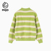 【秒2】【MQD】女童冬季满版时尚条纹半高领毛衣针织衫 商品缩略图2
