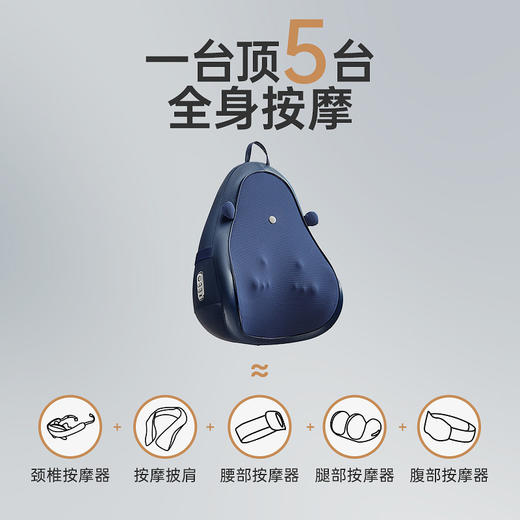 【最右 · 腰部按摩仪】最右ZYOO腰部按摩仪 背部按摩器颈椎腰椎热敷家用车载多功能靠垫 商品图3
