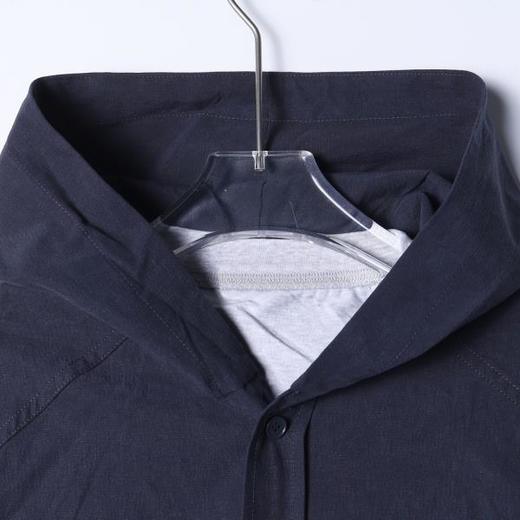 61087SDSA男士秋冬新款痞帅男装潮牌纯色纽扣连帽夹克外套百搭简约休闲 商品图2