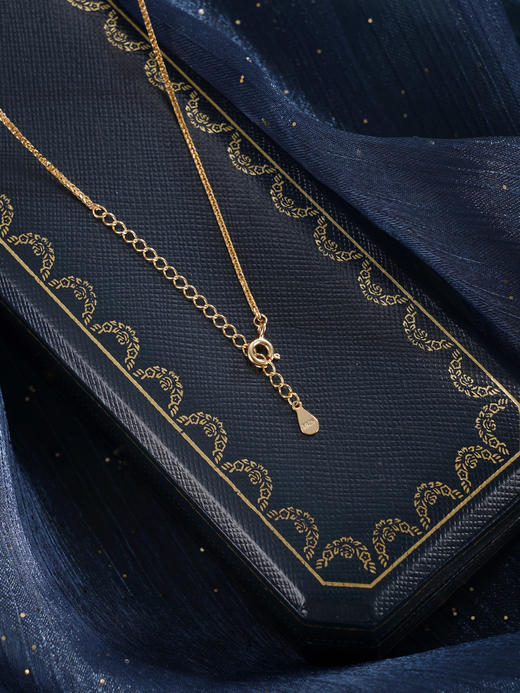 子佩集【霜华凝露】银S925珍珠惜王妃套链【YB7753】9mm珠双色星点吊球2601 商品图5