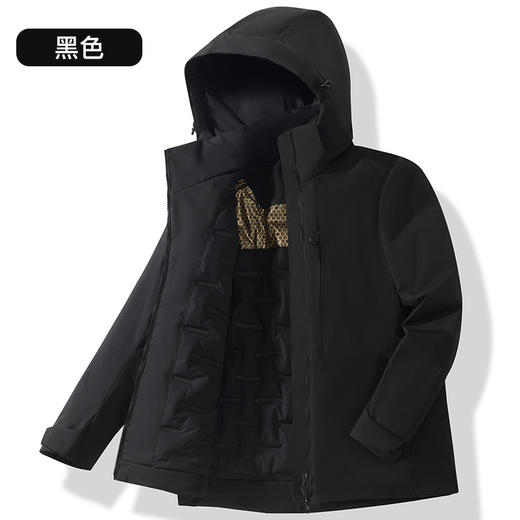 秋冬新款冲锋衣棉衣男款加厚外套女石墨稀保暖棉服一体棉工作服 商品图8