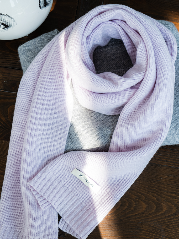 美丽诺羊毛羊绒混纺围巾ACG1SAF069