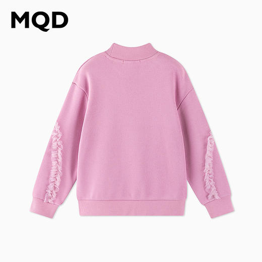 【秒3】【MQD】女童冬季甜美晕染字母印花半高领卫衣 商品图4