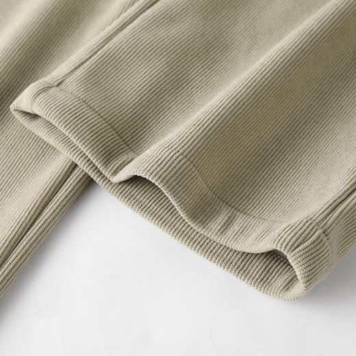 GXG男装时尚松紧腰系绳简约百搭纯色直筒男式休闲裤K&C 商品图11