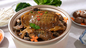 虫草人参鲍汁汤煨甲鱼 宜佳