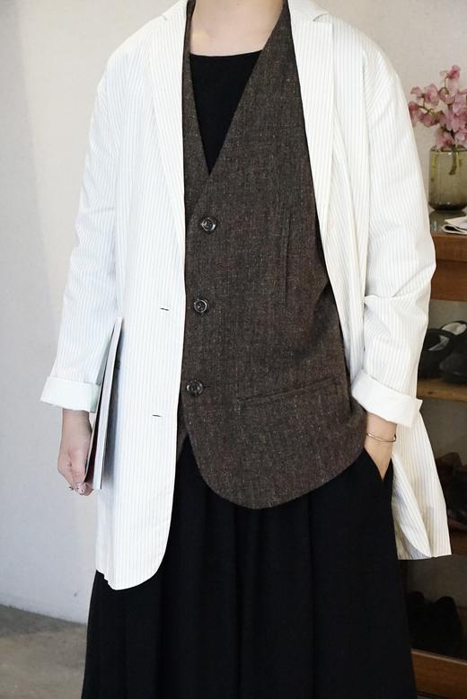 apuntob条纹中长款外套 商品图2