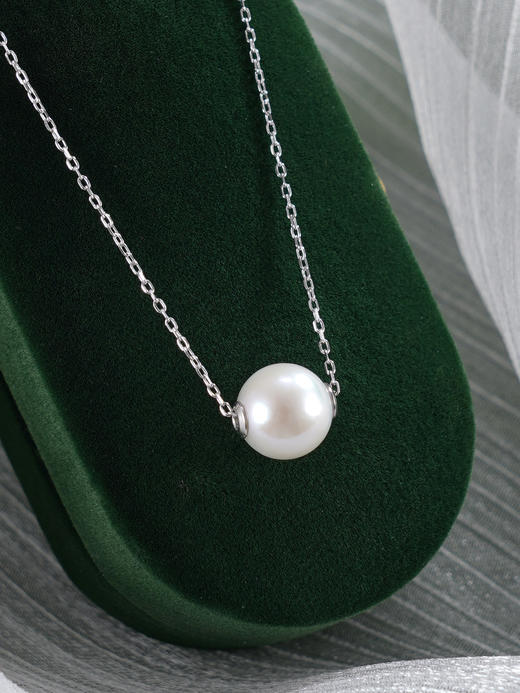 子佩集【小美满‌】银S925珍珠惜王妃项链【MLTL005】8.7mm珠插针单珠2601 商品图4