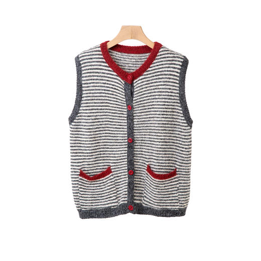 撞色条纹背心 商品图1