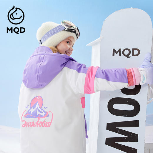【秒1】【MQD】女童透气透湿童趣印花防风滑雪服 商品图3