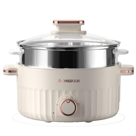 志高电煮锅电火锅多功能电热锅一体锅家用电蒸锅宿舍鸳鸯小火锅 商品图4