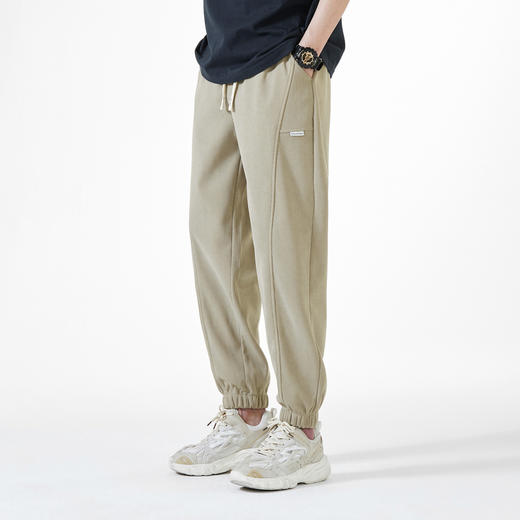 GXG男装秋冬束脚休闲裤男士时尚百搭运动风卫裤K&C 商品图8