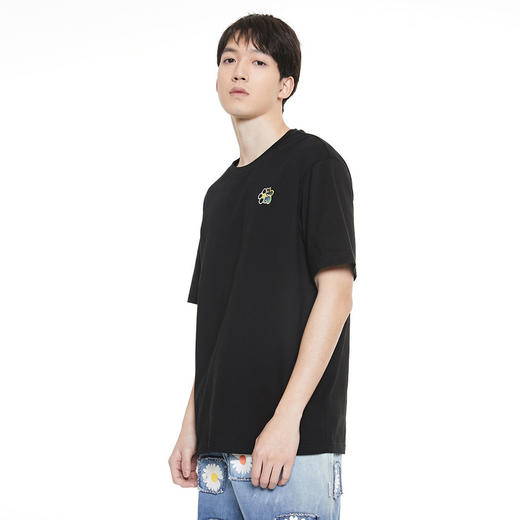 GXG男装夏季时尚简约印花t恤休闲百搭男女同款短袖K&C 商品图2