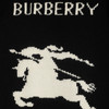 BURBERRY 巴宝莉 女士马术骑士徽标嵌画羊毛针织衫 黑色 8103048 A1189 商品缩略图1