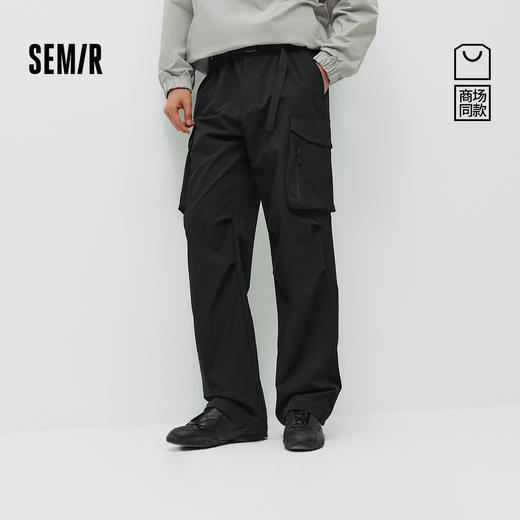 舒服裤|商场同款森马休闲长裤男春户外机能工装裤2026新款直筒裤 商品图0