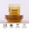紧急清仓❗️【康宁同厂·琥珀色高硼硅玻璃餐具8件套】4碗4碟 商品缩略图3