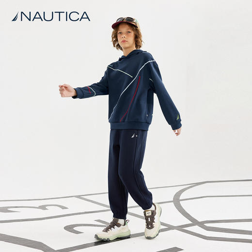 NAUTICA诺帝卡童装 针织加绒卫裤 NK330107 商品图8