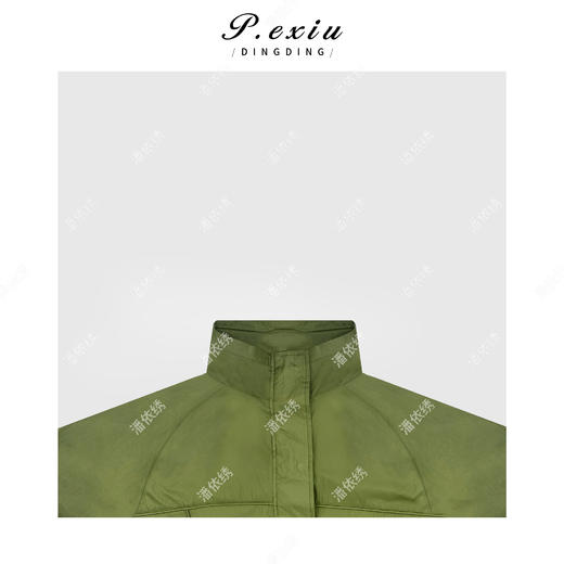 04-2潘依绣丁丁宠粉夏季新款松弛工装风立领外套Q9024 商品图2