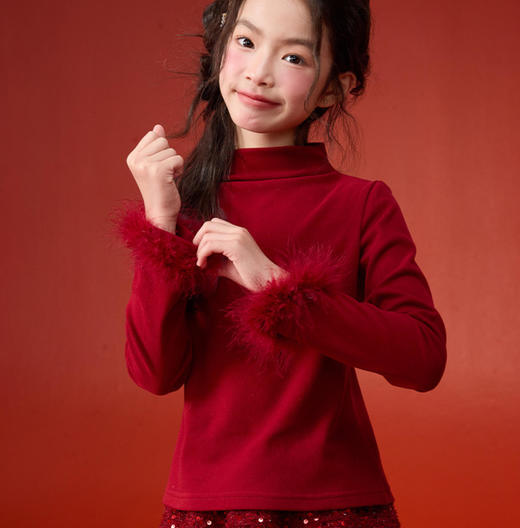 红蝶焕彩加绒背心裙 商品图5