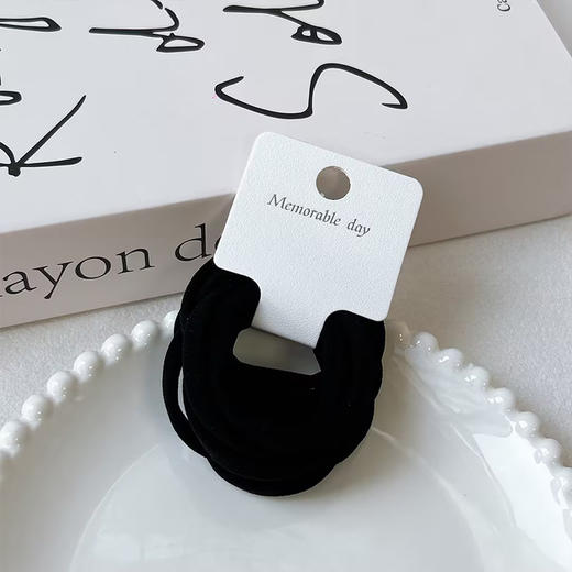 不伤发细超弹基础皮筋（12根）-纪念日百货门店同款163844689 商品图3