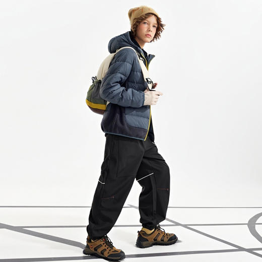 NAUTICA诺帝卡童装 梭织加绒长裤 NK340184 商品图5