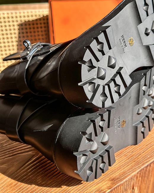 现货 THS-限时 爱马家 女士秋冬经典kelly扣短靴 BZ1279 商品图9