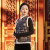 西子/十全十美醋酸宝相花重工万针多色绣新中式马甲/MJHJ0408 商品缩略图1