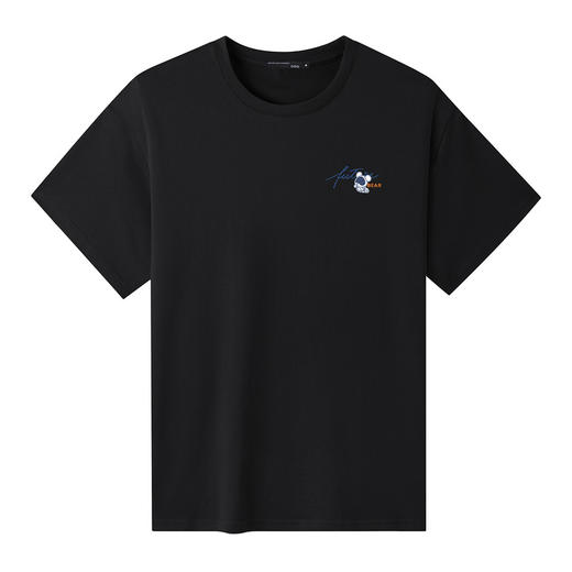 GXG男装【100%棉】夏季时尚印花男士简约字母圆领短袖t恤K&C 商品图4