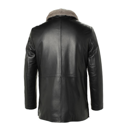 Marco Azzali 黑色皮衣 LM55150A2 商品图1