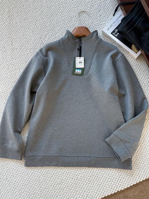 VIVI水貂绒半拉链男生打底卫衣 商品图7