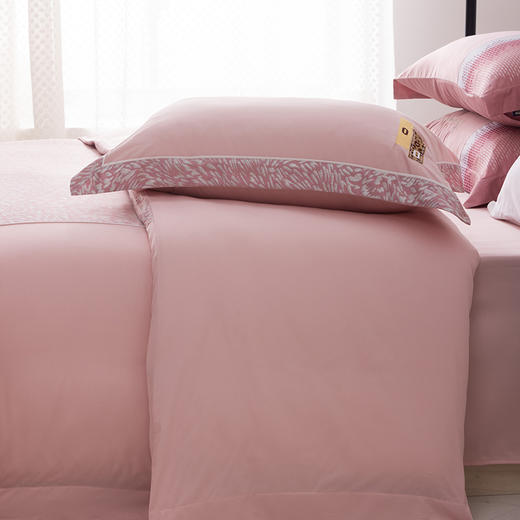 多喜爱 60S珍珠锦贡缎四件套 瑞亚尔Ⅰ/趣派风尚【A面韩国进口缎纹】【B面60S新疆长绒棉】【精美刺绣】【三方宽边】【专利床单】【礼盒包装】 商品图8