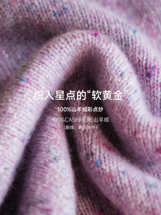 100%山羊绒彩点纱毛衫FCG1CST059 商品图6