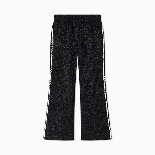 【秒3】【MQD】女童冬季保暖舒适撞色花边时尚休闲长裤 商品图1