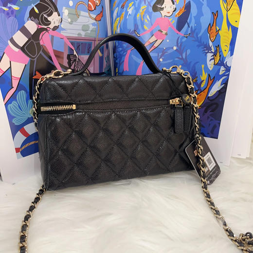 Chanel lp 黑金 牛皮 饭盒 商品图1