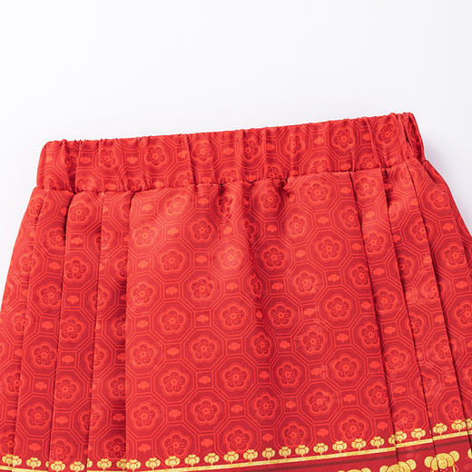 【秒1】【MQD】女童冬季新年喜庆国潮马面裙立领套装 商品图9