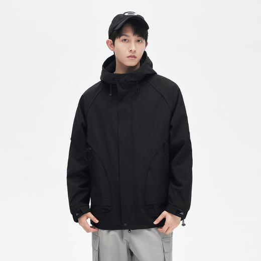 GXG男装春季时尚休闲男士舒适百搭连帽夹克运动外套K&C 商品图2