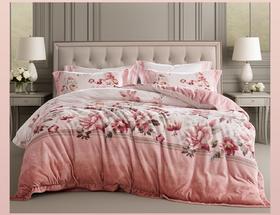 【富安娜】B座7F聚暖牛奶绒床单四件/暖暖芬黛