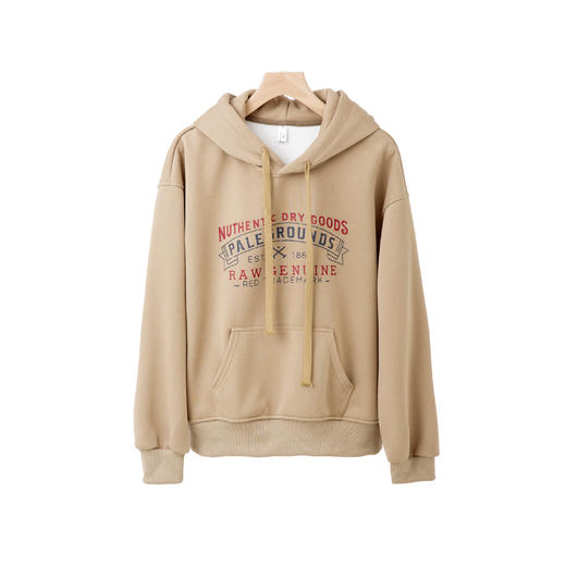 字母印花连帽卫衣 商品图1