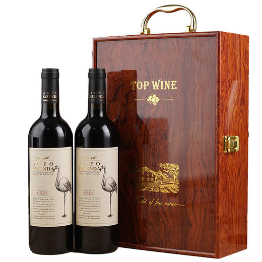 【干红葡萄酒礼盒❗满口浓香果香】精美瓶身，沉稳又大气，14度红酒干红葡萄酒750ml 双支礼盒装红酒。rf 商品图4