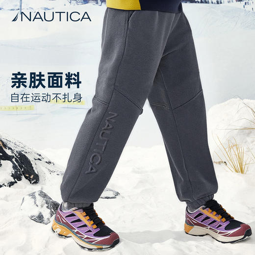 NAUTICA诺帝卡童装 针织加绒长裤 NK240191 商品图2