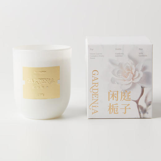 香薰摆件扩香水晶石香氛蜡烛无货腾条闲庭栀子栀子花 商品图5