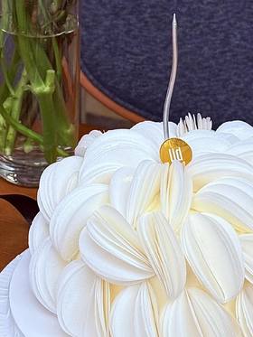 保持白色·威化纸奶油霜蛋糕