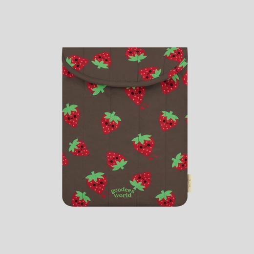 GOODBAI GOODEES 新款时尚趣味草莓印花便携电脑内胆包 商品图3