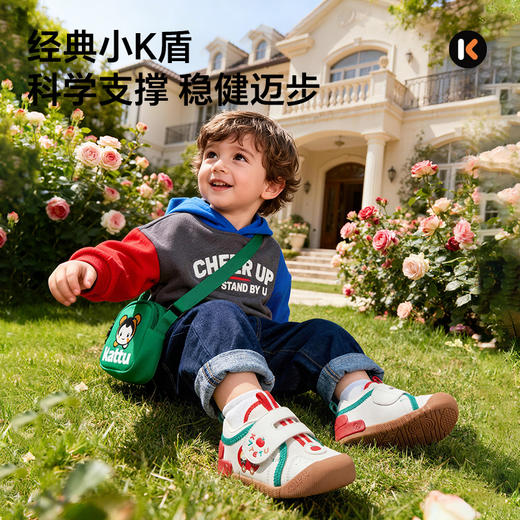 卡特兔婴儿学步鞋2026年春季新品宝宝机能鞋防滑透气幼儿园室内鞋 商品图5