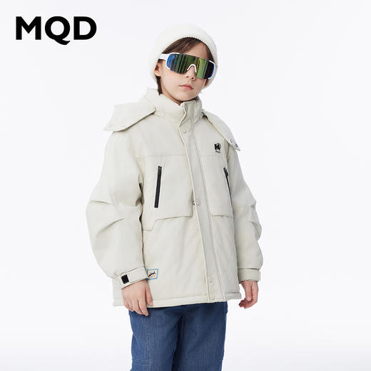 【秒1】【MQD】男童冬季潮酷保暖假两件三防连帽棉衣 商品图2
