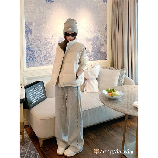 <曾小咸推荐>现货秒杀 ！微信超特价！韩系双面穿马甲背心 日常299.99 立减200 秒杀99.99！！休闲裤 秒杀89.99！！ 商品图3