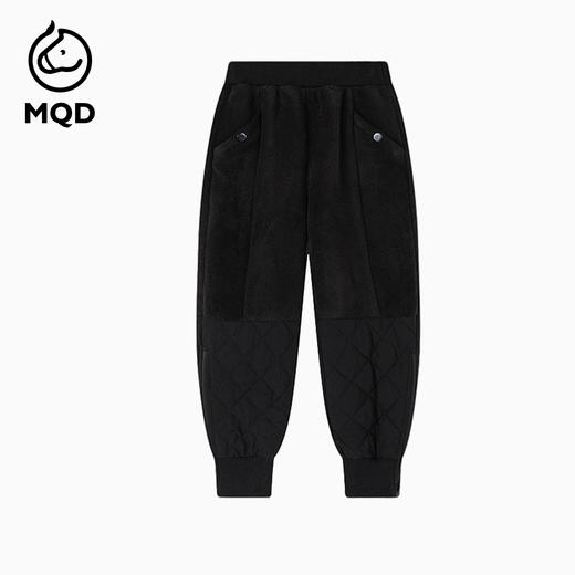 【秒3】【MQD】男童冬季时尚异料拼接休闲针织工装长裤 商品图4